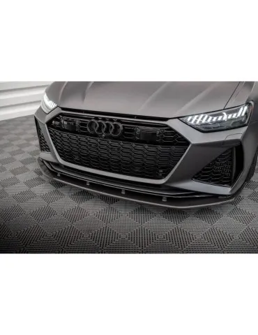 Fibre de carbone Lame de Pare-chocs Avant AUDI RS6 C8 / RS7 C8 - Maxton