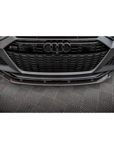 Fibre de carbone Lame de Pare-chocs Avant AUDI RS6 C8 / RS7 C8 - Maxton