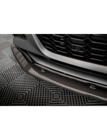 Fibre de carbone Lame de Pare-chocs Avant AUDI RS6 C8 / RS7 C8 - Maxton