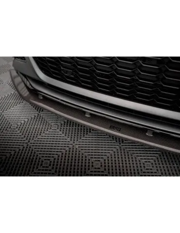 Fibre de carbone Lame de Pare-chocs Avant AUDI RS6 C8 / RS7 C8 - Maxton