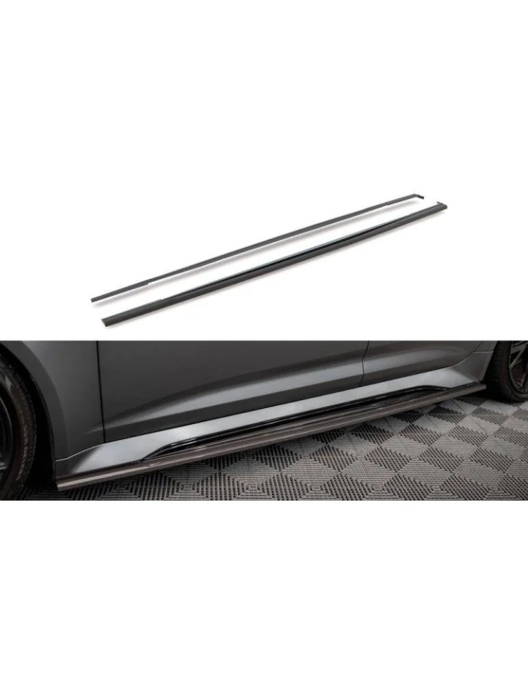 Fibre de carbone de Bas de caisse AUDI RS6 C8 / RS7 C8 - Maxton