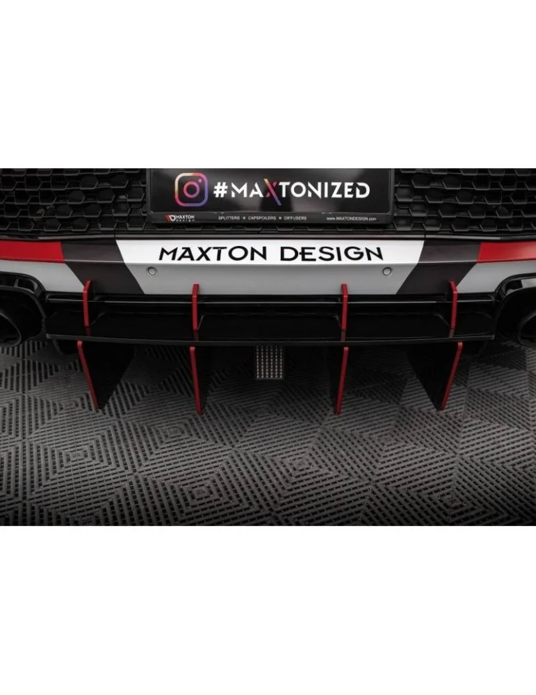 Gamme Street Pro Central Diffuseur Arrière AUDI R8 MK2 Facelift - Maxton