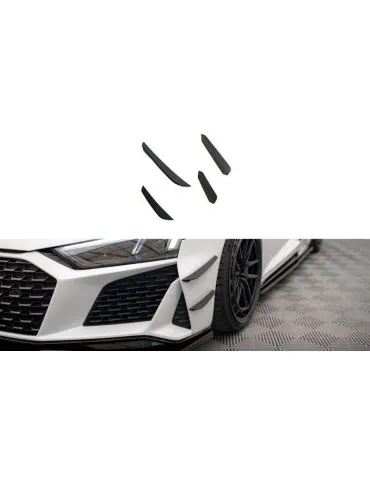 Déflecteurs d'air / Appuis de Pare-chocs Avant (Déflecteurs d'air) AUDI R8 MK2 Facelift - Maxton