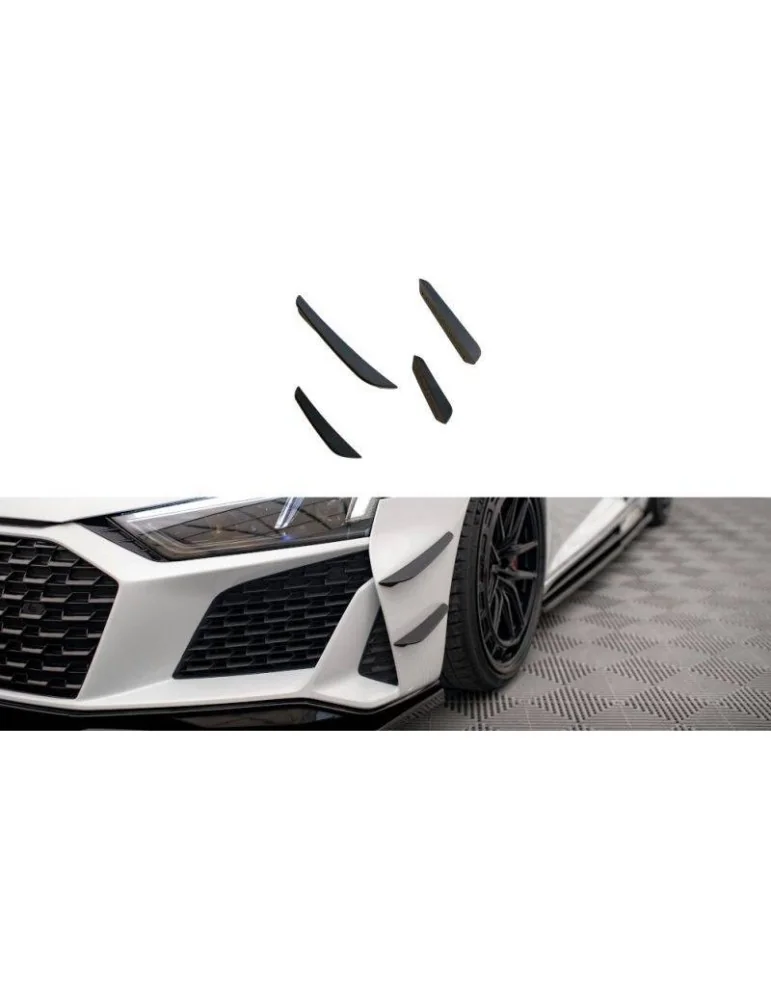 Déflecteurs d'air / Appuis de Pare-chocs Avant (Déflecteurs d'air) AUDI R8 MK2 Facelift - Maxton