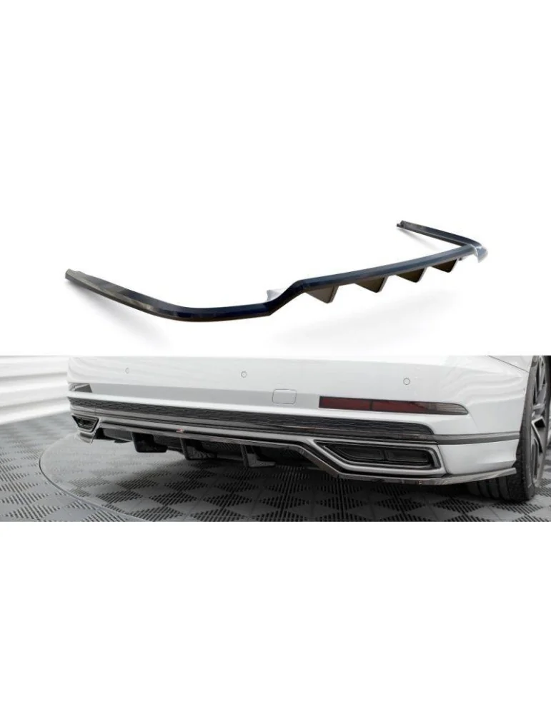 Diffuseur central Arrière (avec une barre verticale) AUDI A8 S-LINE D5 - Maxton