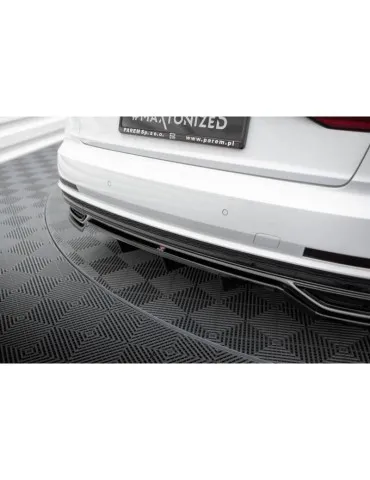 Diffuseur central Arrière (avec une barre verticale) AUDI A8 S-LINE D5 - Maxton