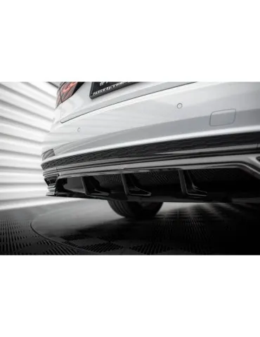 Diffuseur central Arrière (avec une barre verticale) AUDI A8 S-LINE D5 - Maxton