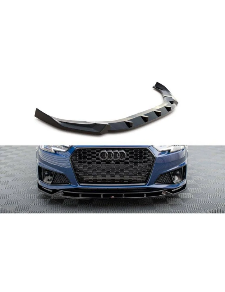 Lame de Pare-chocs Avant V.1 AUDI A4 Competition B9 - Maxton