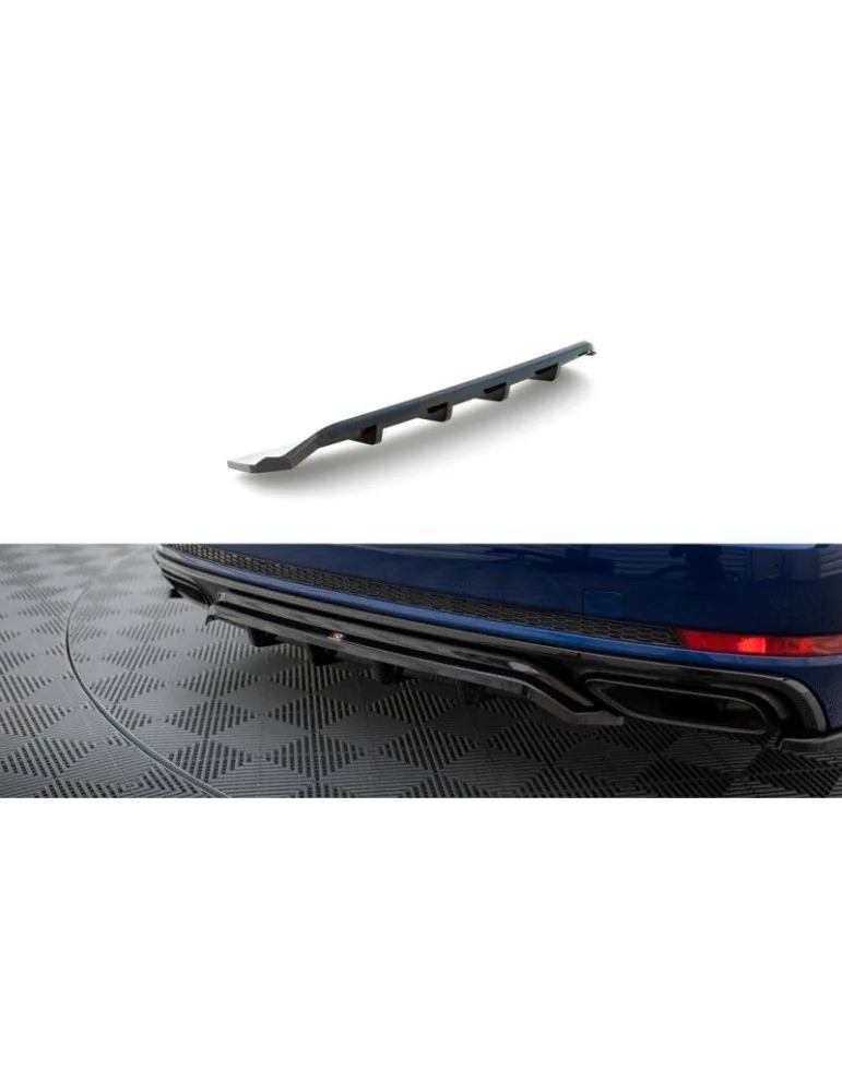 Diffuseur central Arrière (avec une barre verticale) AUDI A4 Competition B9 - Maxton