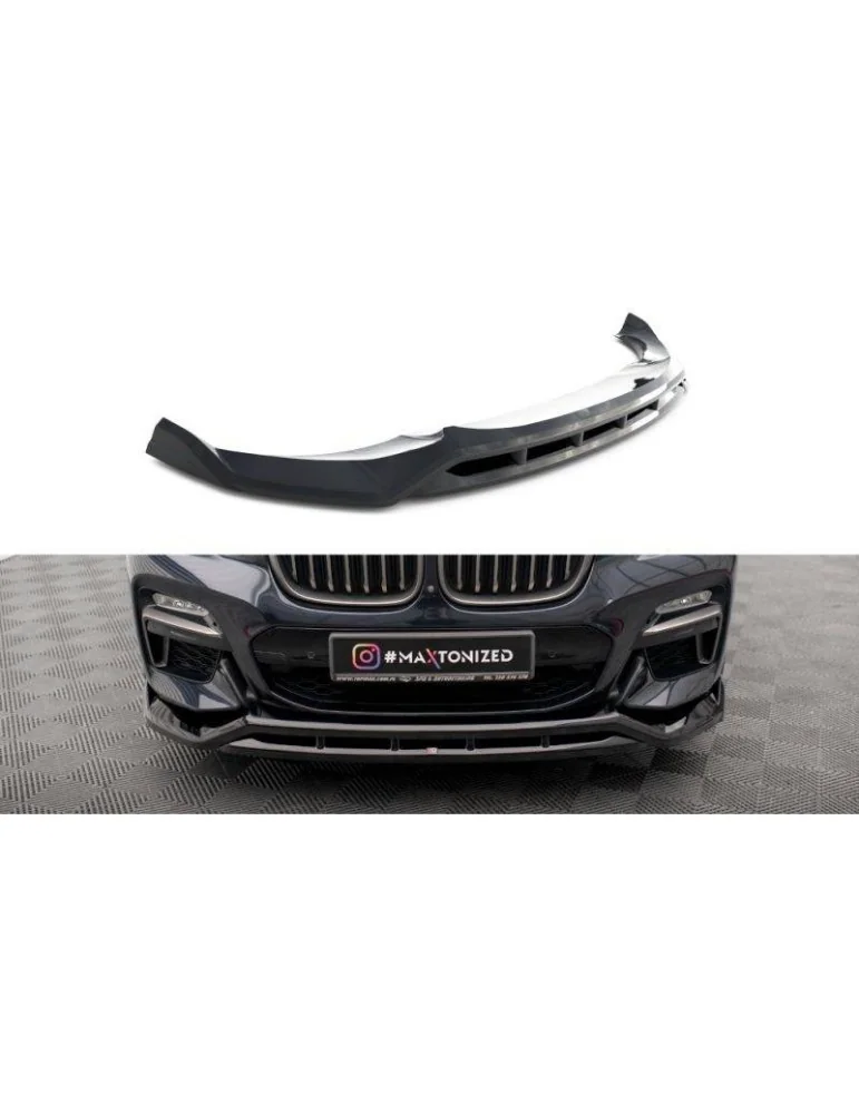 Lame de Pare-chocs Avant V.2 BMW X4 M-Pack G02 - Maxton