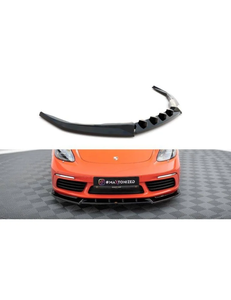 Lame de Pare-chocs Avant V.1 PORSCHE 718 Cayman 982c - Maxton