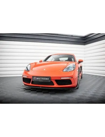 Lame de Pare-chocs Avant V.2 PORSCHE 718 Cayman 982c - Maxton