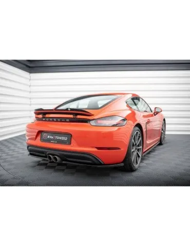 Lame de pare-chocs Latérales Arrière PORSCHE 718 Cayman 982c - Maxton