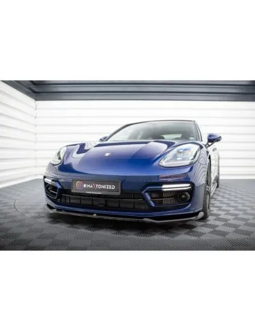 Lame de Pare-chocs Avant V.1 PORSCHE Panamera E-Hybrid 971 Facelift - Maxton