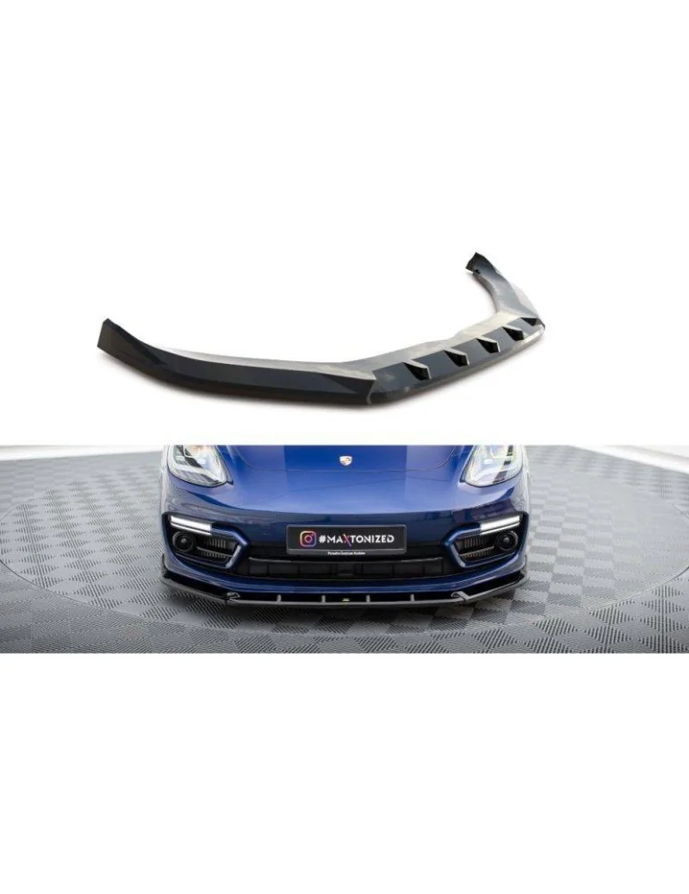 Lame de Pare-chocs Avant V.2 PORSCHE Panamera E-Hybrid 971 Facelift - Maxton