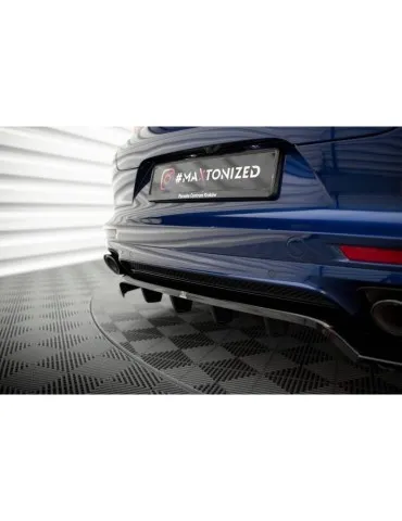 Diffuseur central Arrière (avec une barre verticale) PORSCHE Panamera E-Hybrid 971 Facelift - Maxton