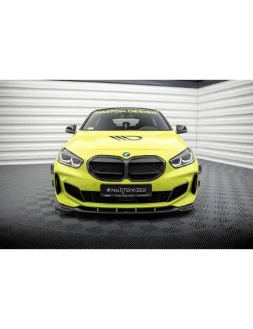 Fibre de carbone Avant Bumper Wings (Déflecteurs d'air) BMW 1 F40 M-Pack/ M135i - Maxton