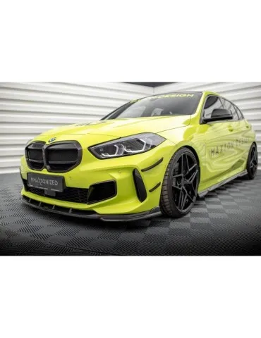 Fibre de carbone Avant Bumper Wings (Déflecteurs d'air) BMW 1 F40 M-Pack/ M135i - Maxton