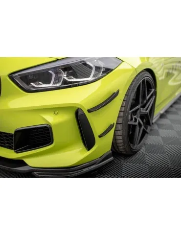Fibre de carbone Avant Bumper Wings (Déflecteurs d'air) BMW 1 F40 M-Pack/ M135i - Maxton
