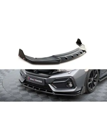 Lame de Pare-chocs Avant + Volets latéraux HONDA CIVIC sport Mk 10 - Maxton