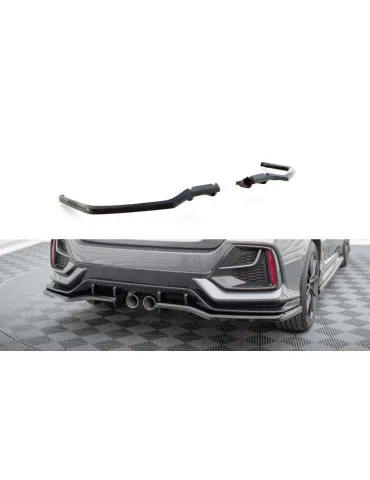 Diffuseur central Arrière (avec une barre verticale) HONDA CIVIC sport Mk 10 Facelift - Maxton