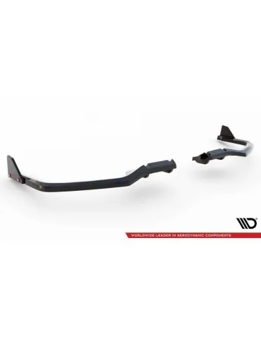 Diffuseur central Arrière (avec une barre verticale) + Volets latéraux HONDA CIVIC sport Mk 10 Facelift - Maxton