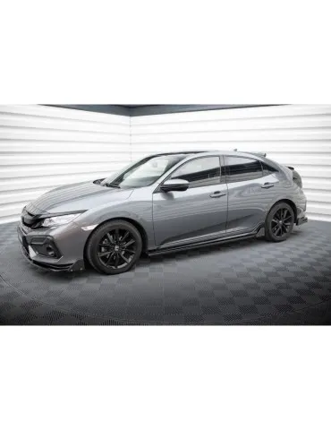 Extension / Rajout de Bas de caisse + Ailerons HONDA CIVIC sport Mk 10 - Maxton