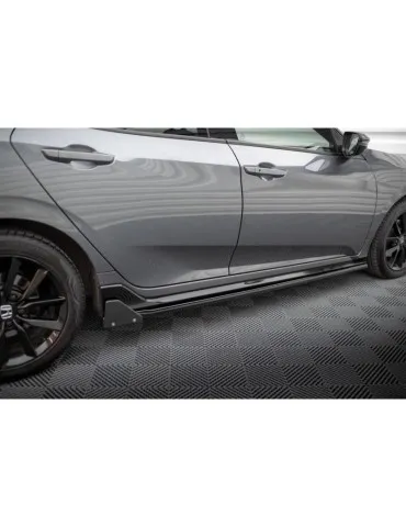 Extension / Rajout de Bas de caisse + Ailerons HONDA CIVIC sport Mk 10 - Maxton