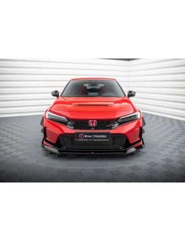 Lame de Pare-chocs Avant V.1 + Volets latéraux HONDA CIVIC Type-R Mk 11 - Maxton