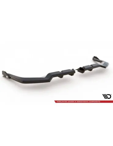 Diffuseur central Arrière (avec une barre verticale) V.1 + Volets latéraux HONDA CIVIC Type-R Mk 11 - Maxton