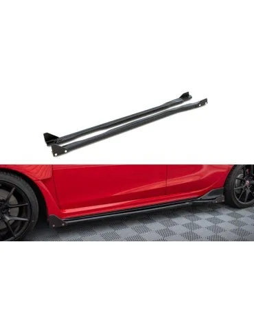 Extension / Rajout de Bas de caisse V.1 + Volets latéraux HONDA CIVIC Type-R Mk 11 - Maxton