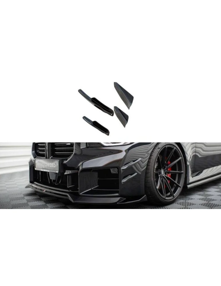 Déflecteurs d'air / Appuis de Pare-chocs Avant (Déflecteurs d'air) BMW M2 G87 - Maxton