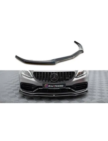 Lame de Pare-chocs Avant V.1 MERCEDES-AMG C63 Sedan / Estate W205 Facelift - Maxton