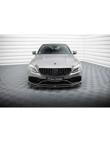 Lame de Pare-chocs Avant V.1 MERCEDES-AMG C63 Sedan / Estate W205 Facelift - Maxton