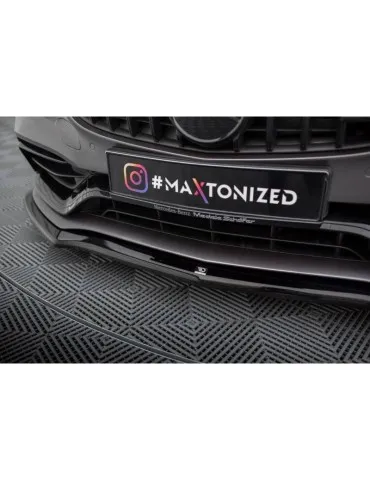 Lame de Pare-chocs Avant V.1 MERCEDES-AMG C63 Sedan / Estate W205 Facelift - Maxton