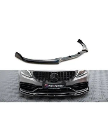 Lame de Pare-chocs Avant V.2 MERCEDES-AMG C63 Sedan / Estate W205 Facelift - Maxton
