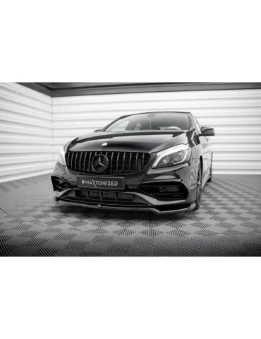 Lame de Pare-chocs Avant V.1 MERCEDES-BENZ A AMG-Line W176 Facelift - Maxton
