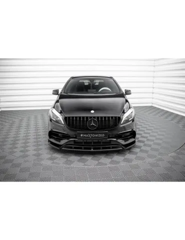 Lame de Pare-chocs Avant V.2 MERCEDES-BENZ A AMG-Line W176 Facelift - Maxton