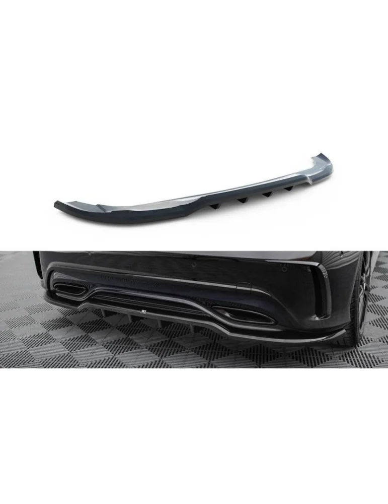 Diffuseur central Arrière (avec une barre verticale) MERCEDES-BENZ A AMG-Line W176 Facelif - Maxton