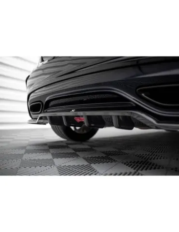 Diffuseur central Arrière (avec une barre verticale) MERCEDES-BENZ A AMG-Line W176 Facelif - Maxton
