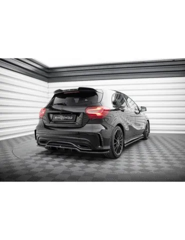 Diffuseur central Arrière (avec une barre verticale) MERCEDES-BENZ A AMG-Line W176 Facelif - Maxton