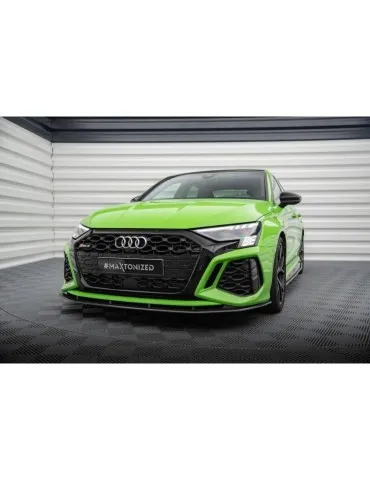 Fibre de carbone Lame de Pare-chocs Avant AUDI RS3 8Y - Maxton