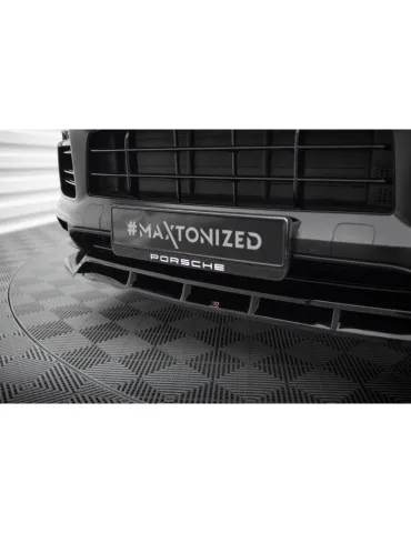 Lame de Pare-chocs Avant PORSCHE CAYENNE sport Design MK3 - Maxton