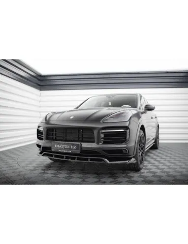 Lame de Pare-chocs Avant PORSCHE CAYENNE sport Design MK3 - Maxton