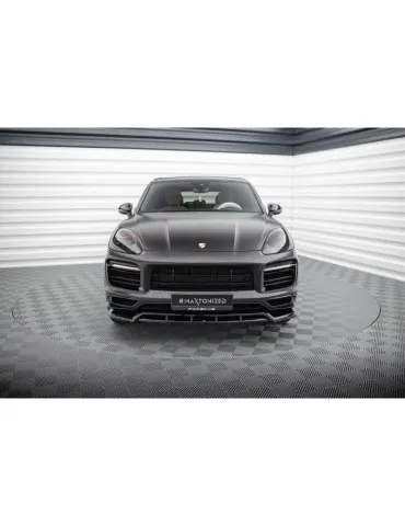 Lame de Pare-chocs Avant PORSCHE CAYENNE sport Design MK3 - Maxton