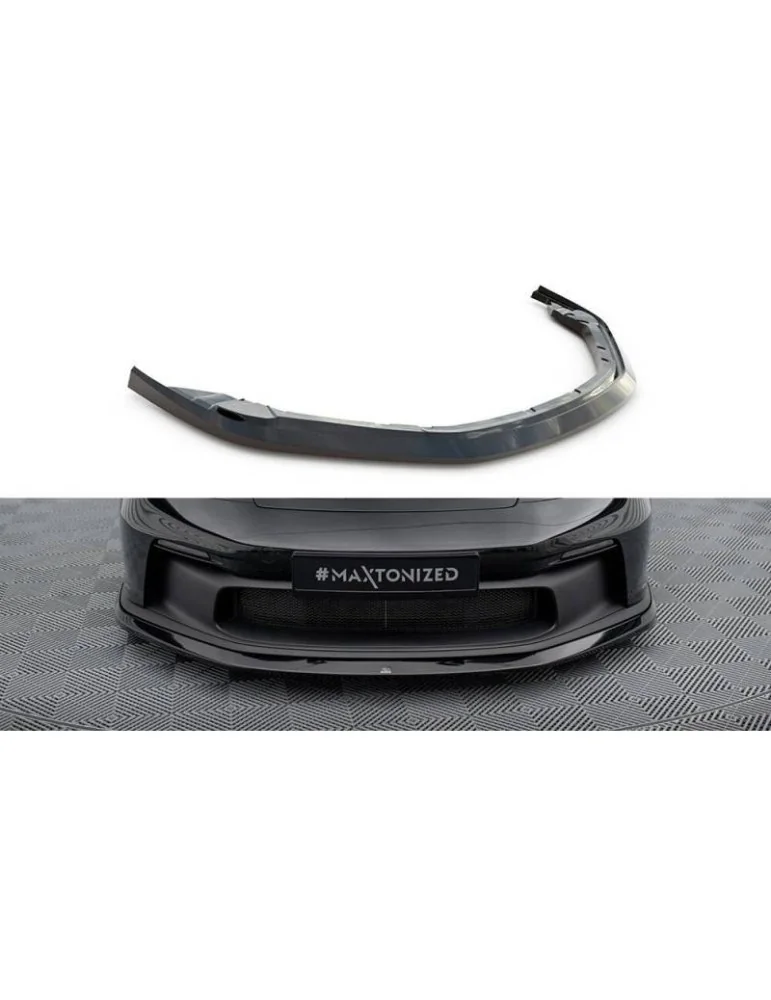 Lame de Pare-chocs Avant PORSCHE 911 992 GT3 - Maxton