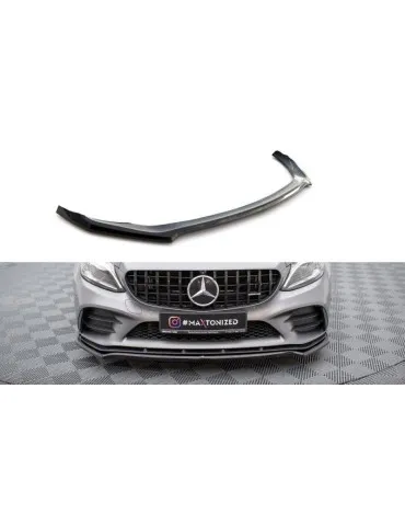Lame de Pare-chocs Avant V.1 MERCEDES-AMG C43 Coupe / Sedan C205 / W205 Facelift - Maxton