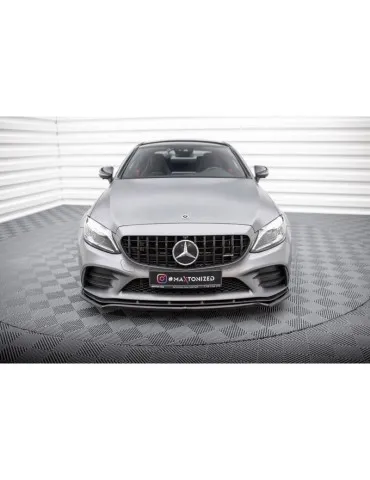 Lame de Pare-chocs Avant V.1 MERCEDES-AMG C43 Coupe / Sedan C205 / W205 Facelift - Maxton