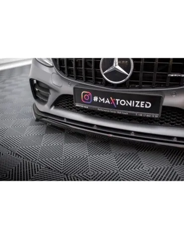 Lame de Pare-chocs Avant V.1 MERCEDES-AMG C43 Coupe / Sedan C205 / W205 Facelift - Maxton