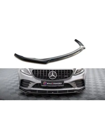 Lame de Pare-chocs Avant V.2 MERCEDES-AMG C43 Coupe / Sedan C205 / W205 Facelift - Maxton